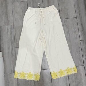 Free People Amina Set (white pants only), XS, NWOT